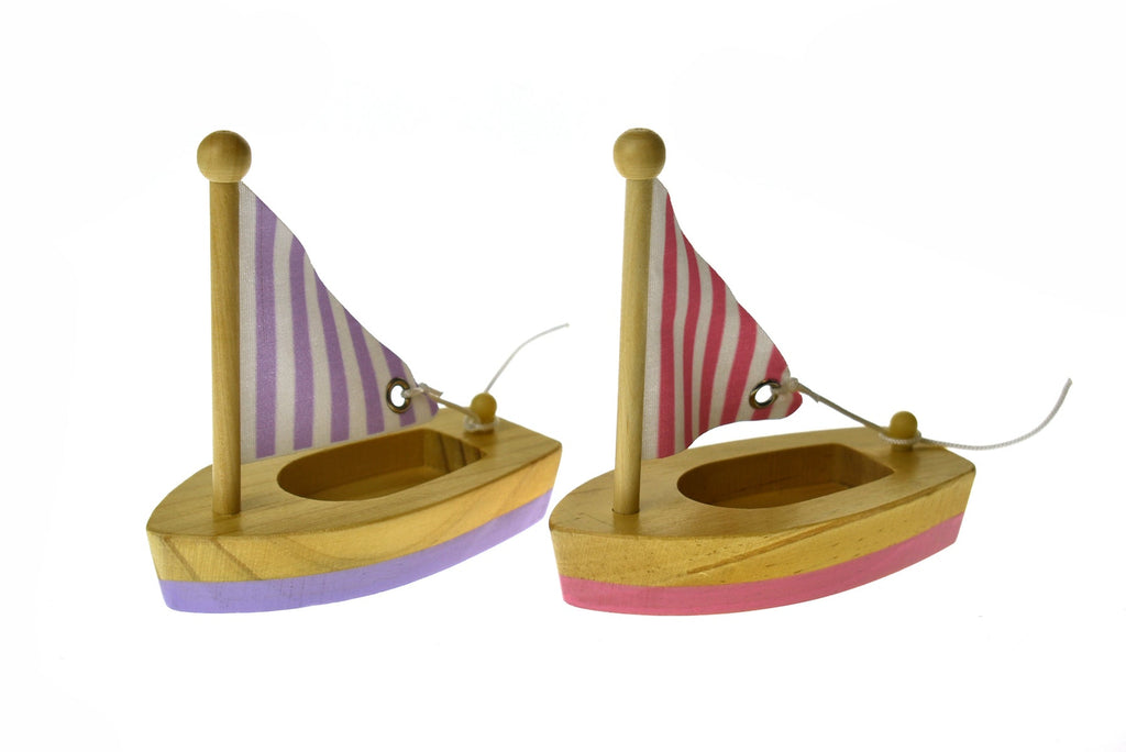 Small Wooden Sail Boat - Kaper Kidz - Sticks & Stones Education