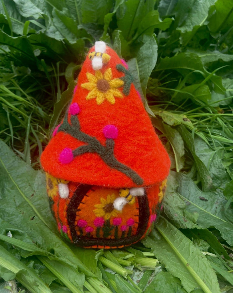 Solstice Felt Fairy House - Himalayan Felt Co. - Sticks & Stones Education