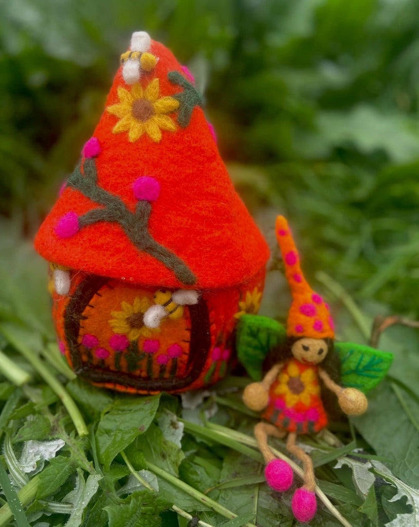 Solstice Felt Fairy House - Himalayan Felt Co. - Sticks & Stones Education