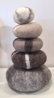 Stacking Stones in Grey Tones - Papoose Toys - Sticks & Stones Education