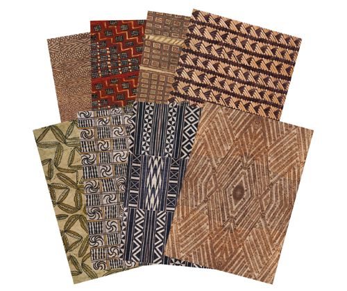 Traditional Pacific Pattern Paper - Zart Art - Sticks & Stones Education