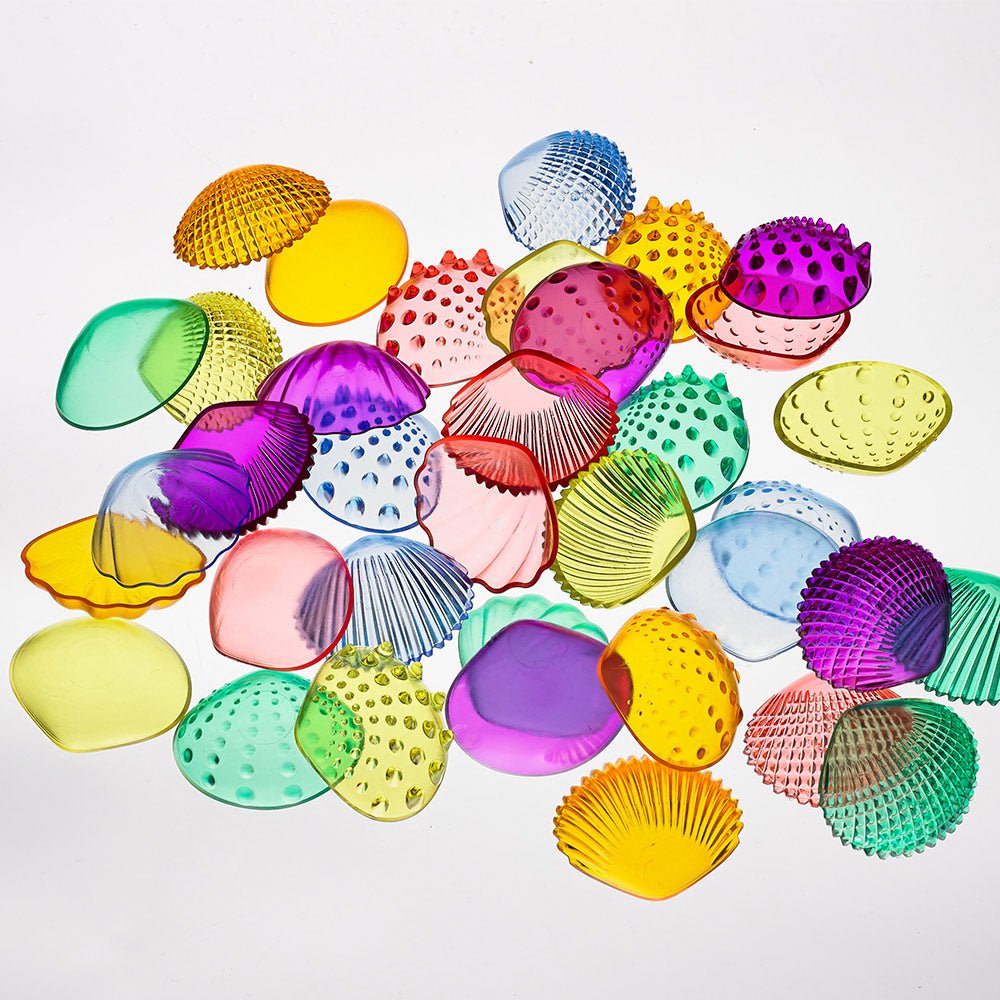 Transparent Tactile Shells - EdX Education - Sticks & Stones Education