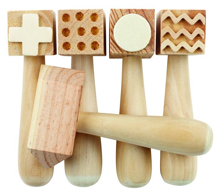 Wooden Pattern Hammers - EdX Education - Sticks & Stones Education