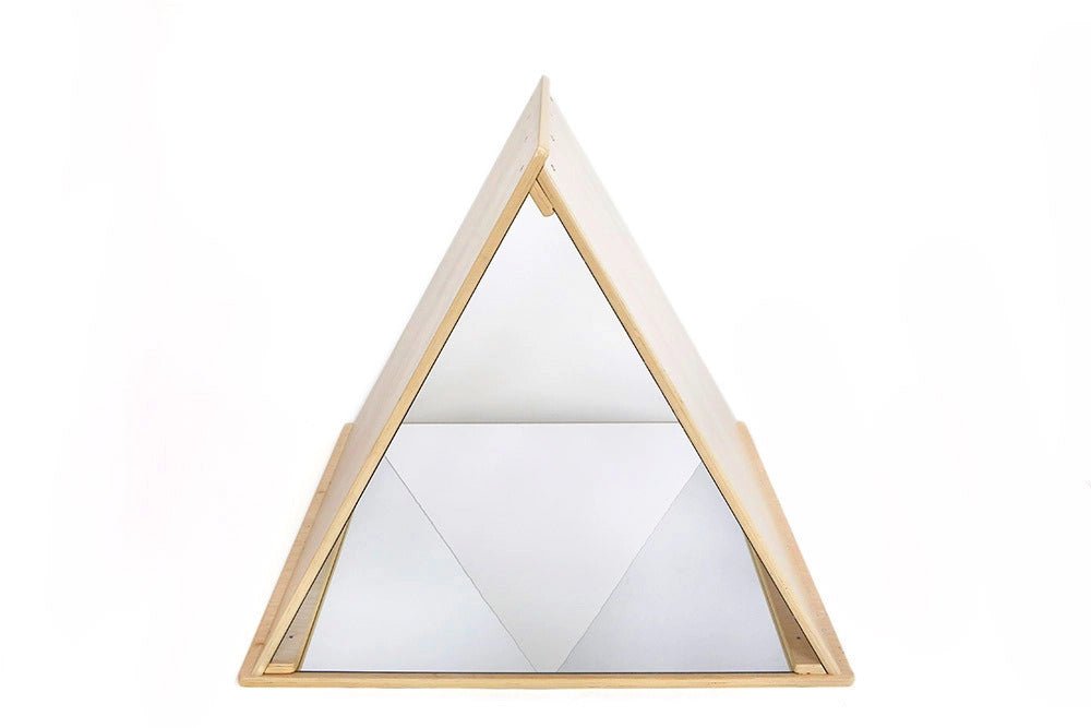 Wooden Triangle with Mirrors - Billy Kidz - Sticks & Stones Education