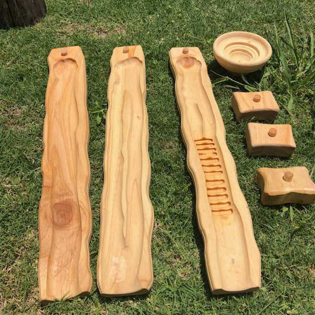 Wooden Water Ways – Family Starter Set - Explore NOOK - Sticks & Stones Education