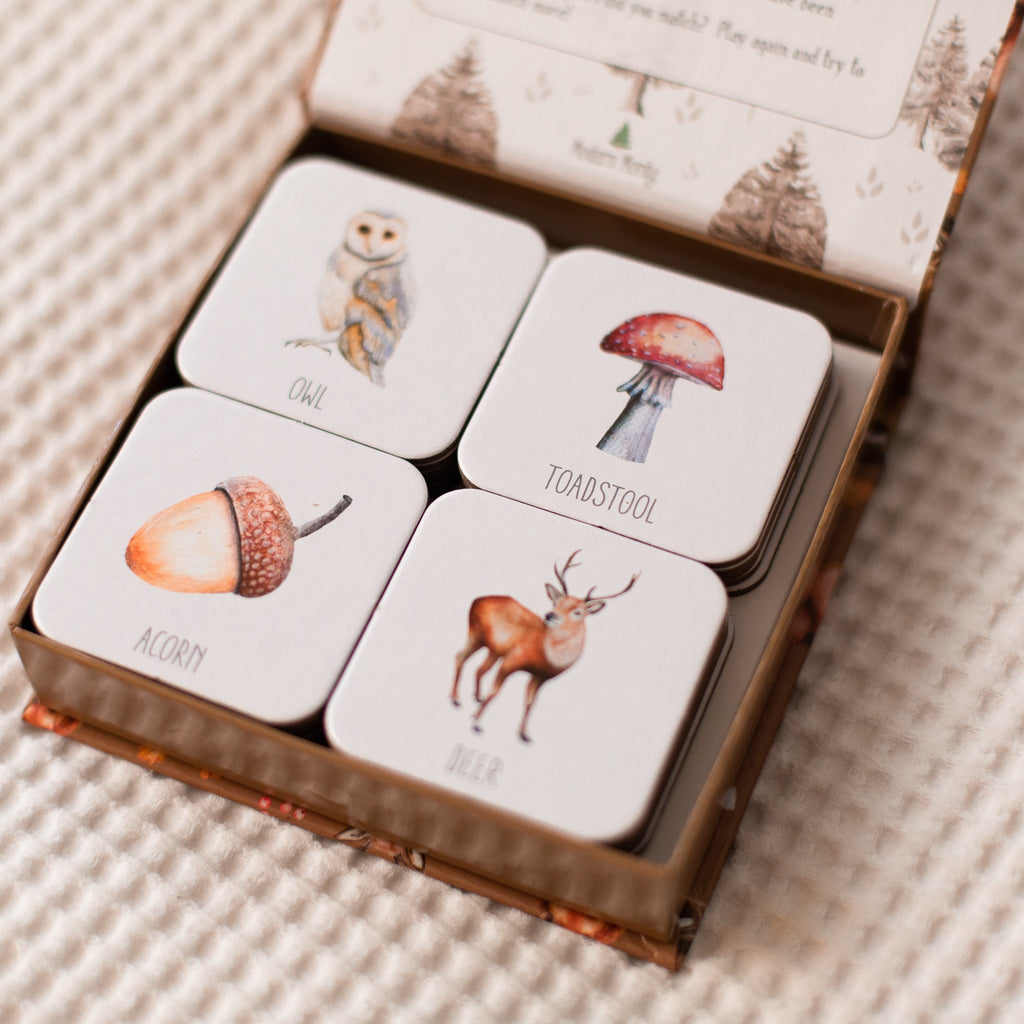 Woodland Memory Card Game - Modern Monty - Sticks & Stones Education