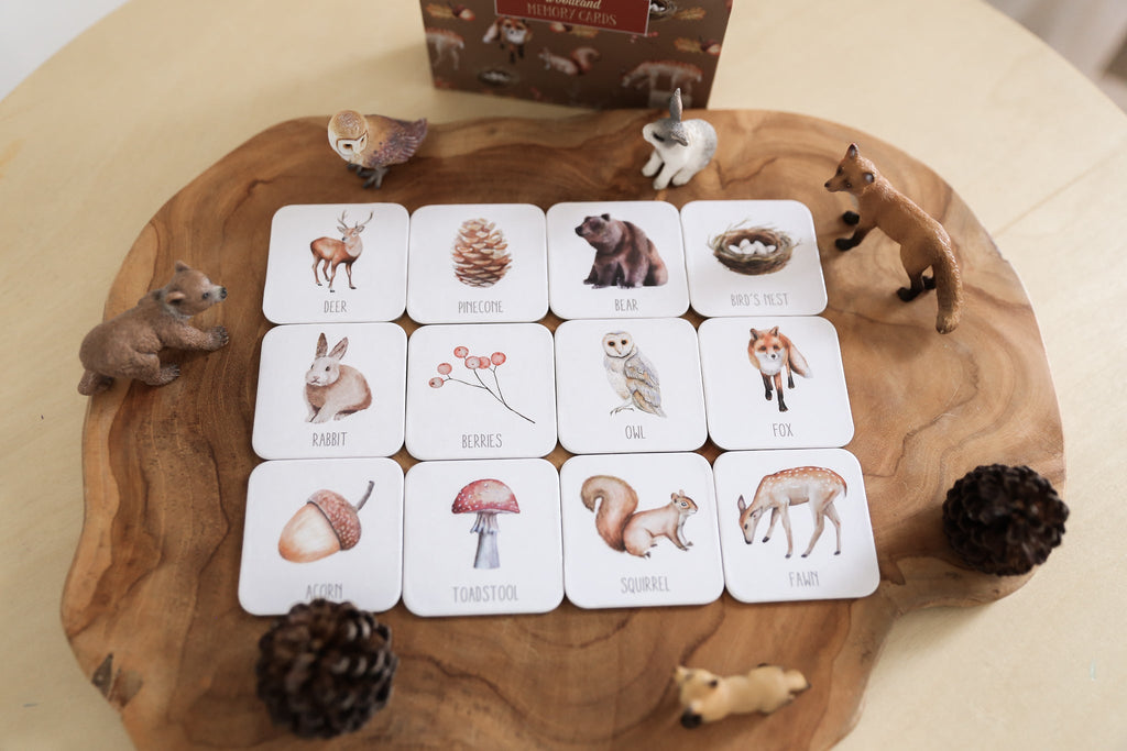 Woodland Memory Card Game - Modern Monty - Sticks & Stones Education