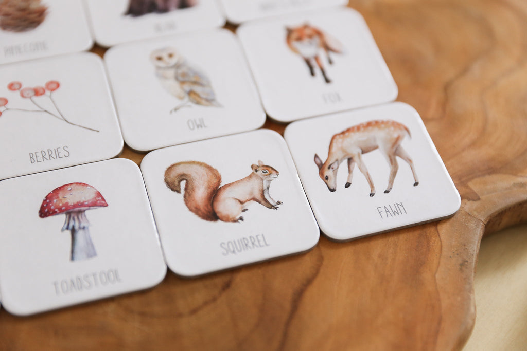 Woodland Memory Card Game - Modern Monty - Sticks & Stones Education